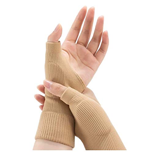 Medical Thumb Support, 1 paar verstelbare ondersteuning Medical Stabilizer Thumb Support Splint Brace Relieve Thumb Pain For Relieving Artritis Thumb Injuries 15cm×7.5cm Beige