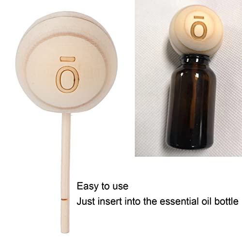 Houten bal essentiële olie diffuser, aromatherapie hout elegante bolvormige essentiële olie diffuser voor ruimte, kantoor, slaapkamer, spa 3