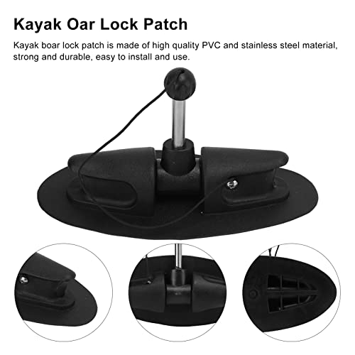 Kajak Oar Lock Bracket Paddle Lock Holder Opblaasbare boot Oar Lock Patch Boot Paddle Lock Dinghy Accessoires voor kano Rafts 5