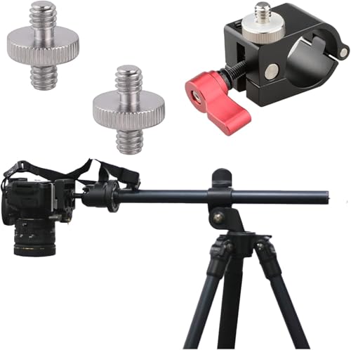 2 stuks 1/4 inch schroef, metaal schroef adapter, Threaded Tripod schroef adapter, Verwisselbare dubbele hoofden, 1/4 inch schroefcamera, voor camera-accessoires, Camera, Schroefadapter, Omvormer 5