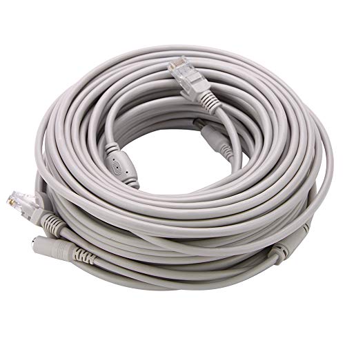 Kabelnetwerk en Macht voor Buitencamera's Ethernet CCTV-Kabel Plastic 5M 10M 15M 20M RJ45 Dc Ethernet CCTV-Kabel voor Ip Camera's Nvr Systeem 10Mbps100Mbps (15M) (20m) 3