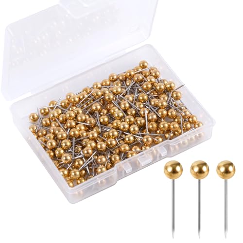 400 st. Druk op Pin Card Pins, Ronde hoofd kaart nagels kleine korte spelden voor reiskaart push Pins Miniatuur voor Cork Board Bulletin Foto Home Office DIY Ambacht
