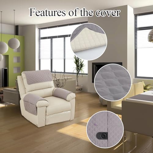 1 Seater stoel Beschermer Recliner stoel Beschermer Waterdichte stoel Beschermer Seat Beschermer Huisdieren voor honden Kinderen 3