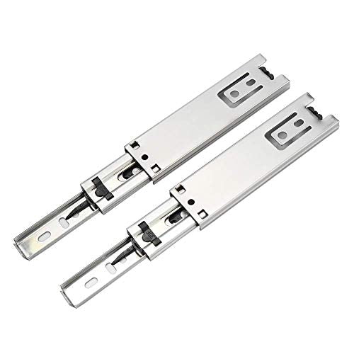 2 st. 5in Mini korte lade schuif Meubelgids Rail Volledige uitbreiding Keuken Cupboard Hardware voor kasten, Kasten 5