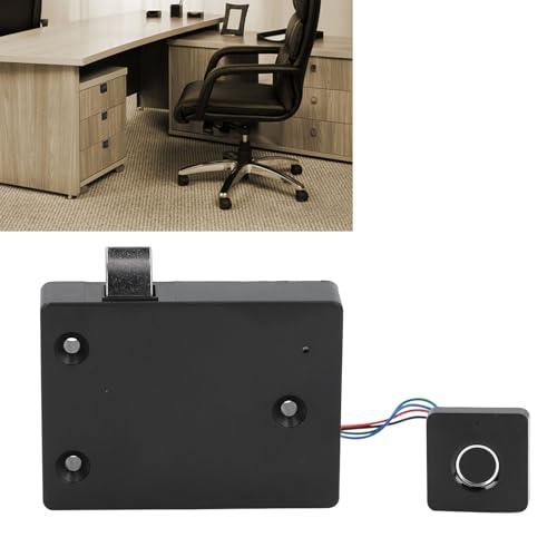 Biometrische Vingerafdruk cabinet slot Slim verborgen lade veilig elektrisch sleutelloos slot voor thuis met 360° erkenning, snel ontgrendelen voor multi-gebruiker (Vingerafdruk