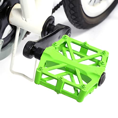 MTB Fiets Pedalen Groene Pedal Velo Aluminium Legering 1 Paar Anti Slip Duurzame Aluminium Fiets Pedalen voor MTB Wegfiets (Groen) 3
