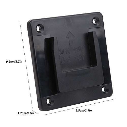 Elektrische gereedschapshouder, 2 stuks Machinehouder Wall Mount opslaghaakje bevestigende apparaten geschikt voor Makita 18V elektrisch gereedschap en Bosch 18V elektrische boor (zwart)