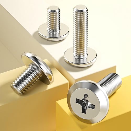 20 st. Platte ronde kop omgekeerde Phillips kop Schroeven M4 x 10mm 304 roestvrij staal Meubels Schroeven voor huishoudelijke bouw 3