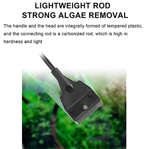 Aquarium Algenkrabber, Long Handle Cleaning Tool en Verwisselbare Blades, voor Visglas (Standard Scraper) 5