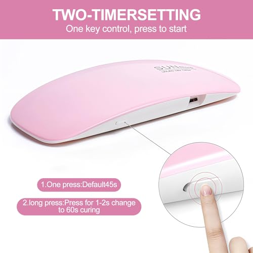 Mini UV LED Nagellamp, UV LED Gel Nails, Nagel Poolse droger, Mini Nail droger voor alle Gel Nail Poolse, UV-lamp voor UV Gel Nail Poolse 4