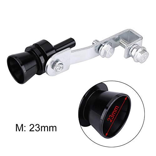 Auto Turbo Whistle, Turbo Sound Simulator Whistle, Auto Turbo Sound Uitlaat Whistle Car Blow-off Valve Simulator(M-Black) 3