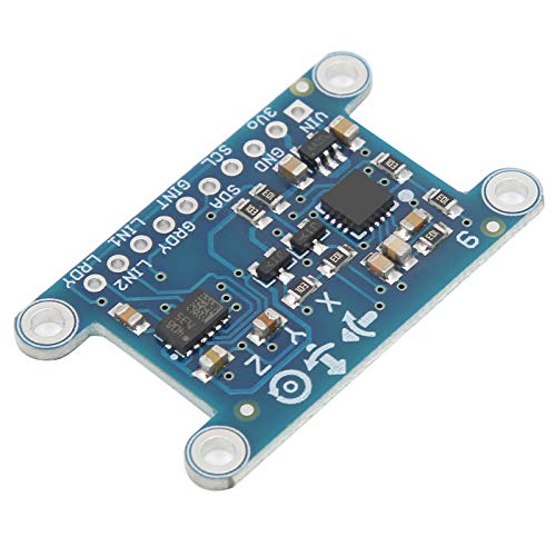 IMU Sensor Module, 9DOF sensormodule met Pins 3-Axis Gyroscoop + Acceleratie + Magnetische Veldbord 3-5V Set, voor Elektronische Onderdelen Industriële Elektrische 5