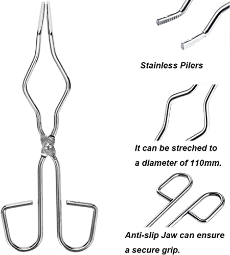 4 st. Grafietkruisbaar Kit High Purity Graphite Crucible Tong Bowl Combo Ingots Mold Melting Set voor het smelten van Gold Silver Metal 3