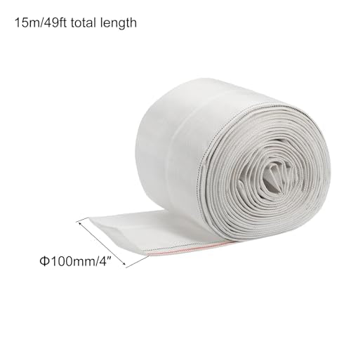 Lichte terugstroom, plat leggen, versterkte afvoer, pvc-slang, 100 mm, ID 49 ft 0,8 MPa voor zwembad