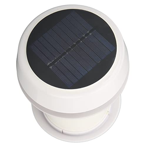 RV dak uitlaat Ventilatie geluidloze zonneventilatie voor campers Caravans schepen [zwart]