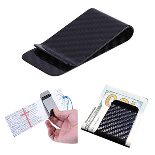 Ultralight Carbon Fiber portemonnee kaarthouder portemonnee munt opslag creditcard portemonnee portemonnee zwart S Classic, zwart, Classic 3