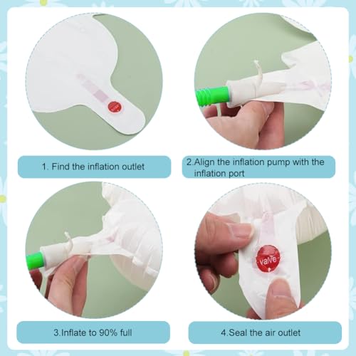 Daisy feest decoraties, 2 stuks leuke Daisy Banners en 2 stuks Foil Daisy Ballonnen Daisy Garland ballon Set voor baby douche, verjaardag Nursery Party Supplies 5