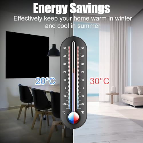 Verduistering Stof Vensterverduistering Stof met klittenband bevestigend dak Skylight Verduistering Roller Blind Geen Boring 100% Opaque voor Windows (100 x 145 cm) 5