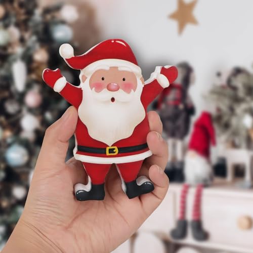 3 stuks Kerstman kerstmis decoratie indoor leuke kerstman houten blokken winterlaag lade decor Set Kerstmis tafel decoratie voor Party Home Office Plank 4