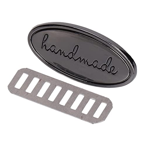 Handgemaakte metalen etiketten, Meerdere kleuren beschikbaar, DIY Pocket Labels, Handgemaakte etiketten voor sieraden maken, ambachten, Naaien, Kleding, Decoratie (wapenkleur)