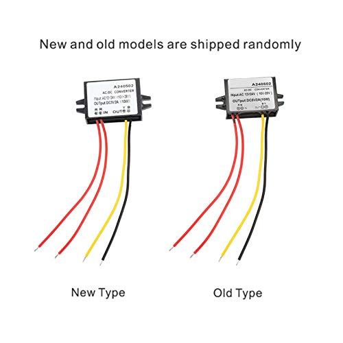 DC 5V Converter AC 12V 24V naar DC 5V Buck Converter Voltage Converter Module AC-DC Stap omlaag Voeding Module voor Car Truck Boat Waterpomp(2A) 5
