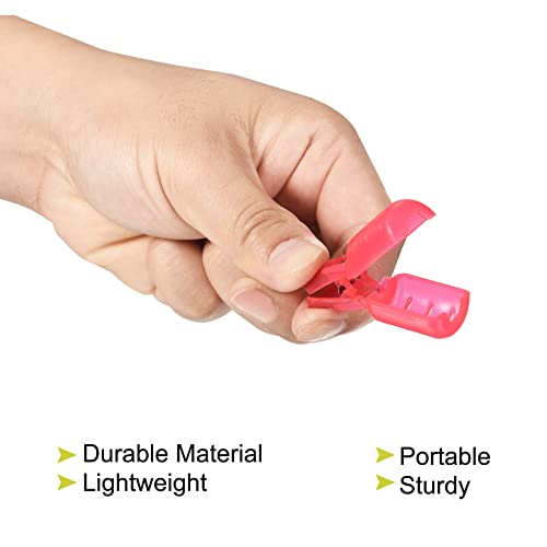 Verpakking Groot Grootte Squid Hook Protector Pouch Vissen Bait Caps rood 4