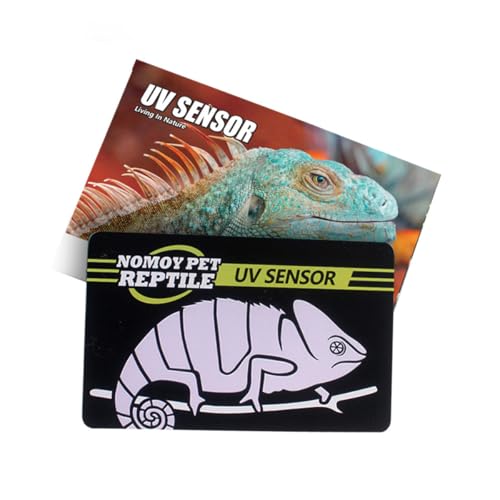 4 Stuk Reptiel UVB Testkaart - Herbruikbare UV-sensor voor snelle detectie van UVB-straling van Reptielenbollen - Essentiële gereedschap voor Reptieleneigenaren 5