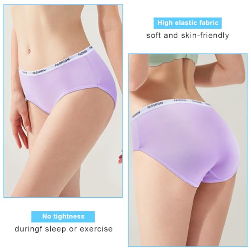 Meisjes tiener onderbroeken ondergoed, ademend comfortabele briefjes, snelle droge briefjes, waist briefjes, bodems, 8-18 jaar 3
