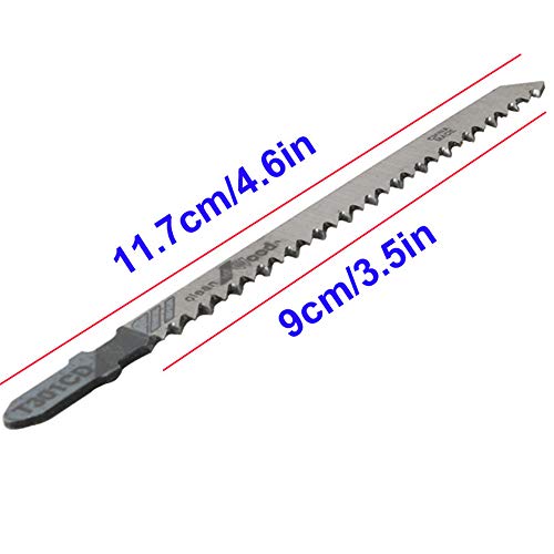 10 stuks puzzelmessen set met opbergbuis, geavanceerde T301CD, puzzelblad voor het snijden van hout, PVC en kunststof