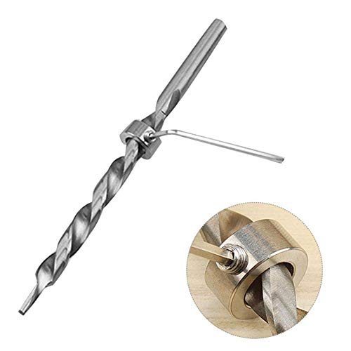 Depth limiter boorring positioner (ID: 6 mm, 8 stuks), met hekmoersleutel voor boren, houtbewerking 5