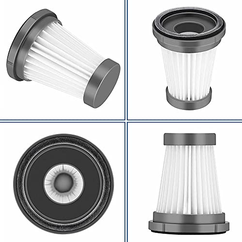 3Pcs HEPA Filters Vervangingsonderdelen voor Moosoo K12 K12 PRO K13 Draadloze Stofzuiger voor Genius Invictus A 1.0X7/2.0/3.0e Handheld stofzuiger accessoires Filter 3