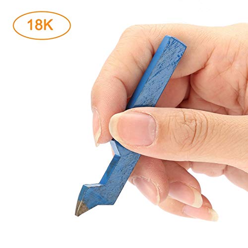 Sieraden Stempel,Metal Stamp Stamp Steel Stamping Tool gebogen Design Markering Tool voor sieraden vorm ring armband Ponsen metalen sieraden metalen stempelgereedschap(18K)