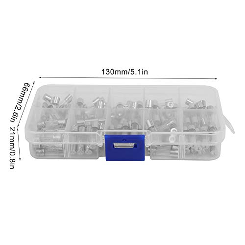100PCS 5x20mm glazen buis Fuse Kit 0.2a naar 20a 250V Universele Quick Blow Fuses voor Elektronica en Apparaten