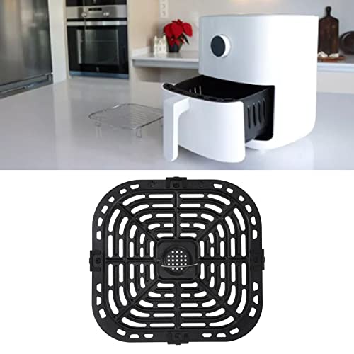 Air Fryer vervanging Grill Pan Fit, vierkant 24x23cm Friteuse vervanging Grill Pan, Friteuse Grill Pan, 304 roestvrij staal friteuse vervanging Crisper Plate