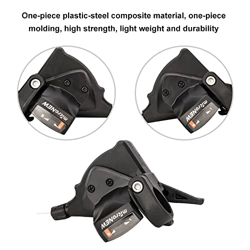 Zeefiets Derailleur, Mountain Bike Rear Derailleur, 1 Pair 3 x 9 Speed Bike Gear Shift Links/rechts Derailleur 5