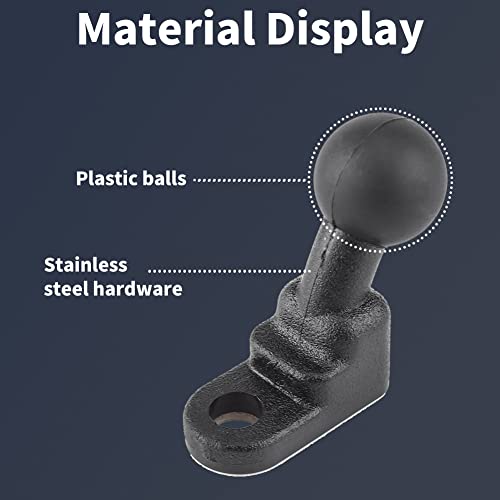 Motorfiets Spiegel Base Mounts Bracket Vaste Balhouder GPS Voorruit met 10mm gat Universele andere Mount Ball 5