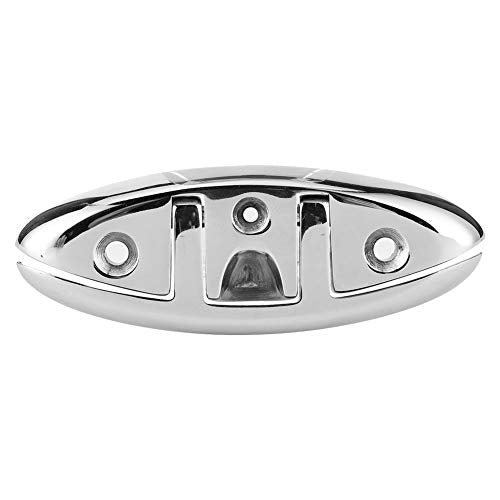 Klampe zum Hochziehen, 5 Zoll klappbare Klampe für Boote Dock-Deck-Hardware aus Edelstahl 316 Marine Bootszubehör für Dock-Klampe Flip-Up-Dock-Klampe Pull-Up-Klampe Boot Lampe Dock Marine Klam