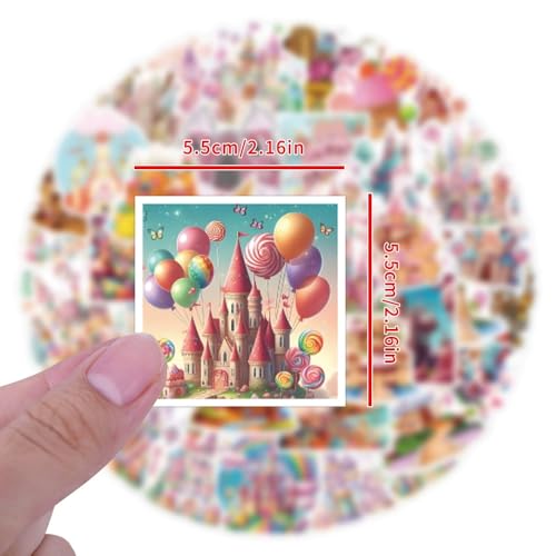 Kasteel Stickers voor tieners en volwassenen, 50 stuks, Lock Vinyl Sticker Set, Auto, Motorfiets, Fiets, Skateboard, Snowboard, Bagage, Laptop, Koffer, Helm, Motorfiets, Computer 5