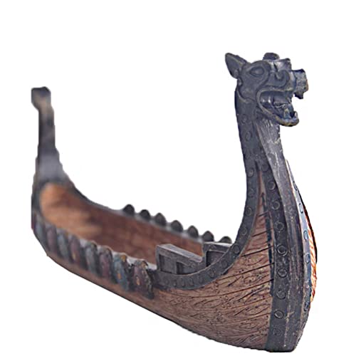 Viking Ship, Incense Stick Holder, Stick,Viking Ships Incense Stick Holder Retro Schepen Ornament,Exquise Home Decoratie Ornamenten