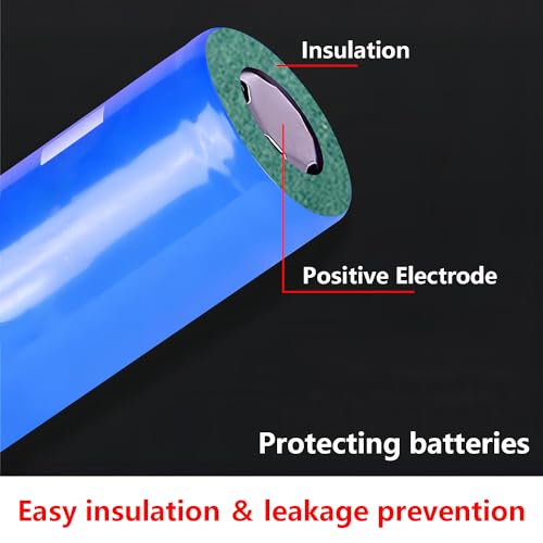 18650 Lithium Batterijen Isolatieringen Isoleerpapier, 200 stuks Holle ringen + 200 stuks Vast Ringen Kleefpapier 3