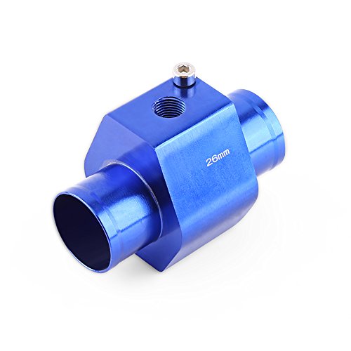 Universele Water Temp Joint Pijp Aluminium Temperatuur Pijp Sensor Diameter Radiator slang adapter Blauw 26mm 40mm (26mm)-Koso