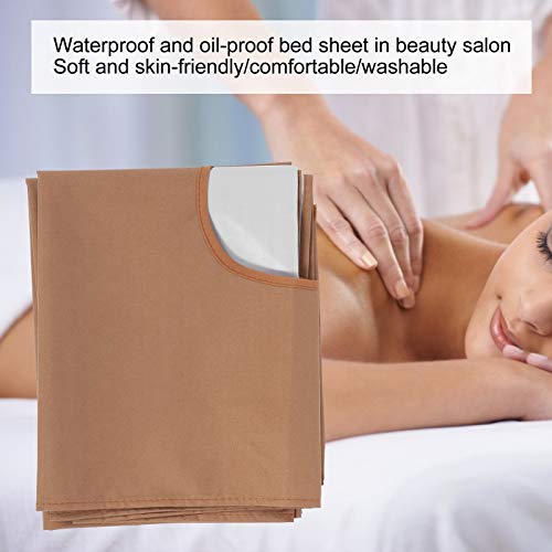 2 stuks Herbruikbare waterdichte oliebestendig zacht katoen Bed Hole Tafellakens, praktische apparatuur 5