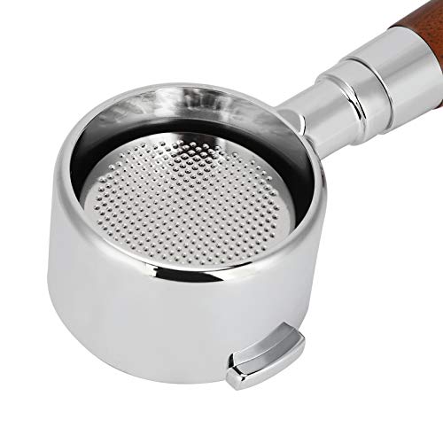 51mm Afneembare bodemloze Portafilter, Portafilter Brewing Handgreep voor koffiemachines Professioneel bodemloze Portafilter (#3) 4