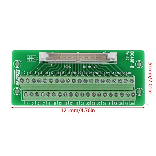 PLC Breakout Board IDC40P 40-pins stekker op klemstang voor Breakout beugel geschikt voor PLC (40 pin) 4
