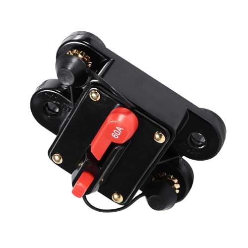 Fuse Converter Reset 12V-24V 50A 60A 80A 100A Circuit Breaker Reset Fuse houder Car Boot Waterdicht voor Beveiligingssysteem (60A)