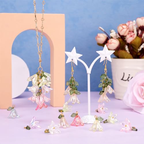 Bloem Bedels voor doe-het-zelver sieraden ketting armband oorbellen hobby ambachten, acryl, parel