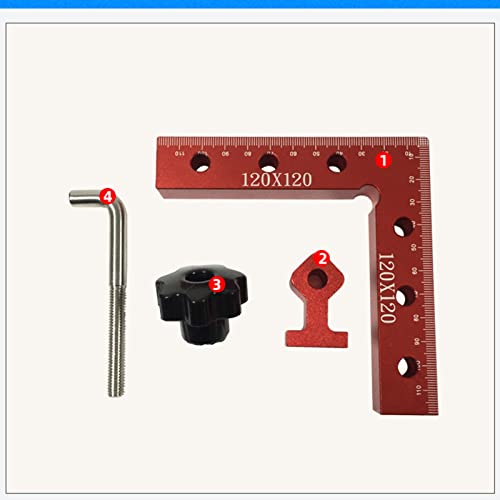 Naroote 90 graden Clamp Clip, praktische impactweerstand, hoge nauwkeurigheid, brede toepassing, Hoekklem, duurzaam voor houtbewerking