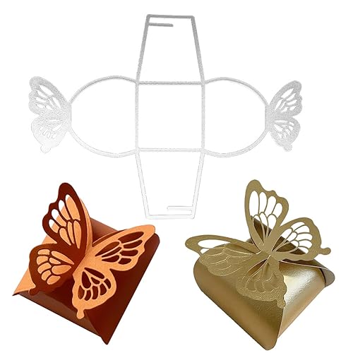 3D Butterfly Paper Box Butterfly Box Metal Cutting Die Embossing Template Scrapbook Cutting Die Stencils voor bruiloft verjaardag geschenk verpakking dozen chocolade houders