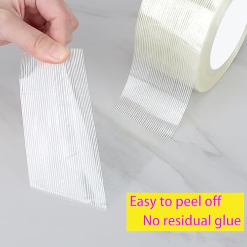 1 Rol 5mm x 50m Afdichting Verpakking Tape, Film Tape, Fiberglass Tape voor Verpakking Versterking 5