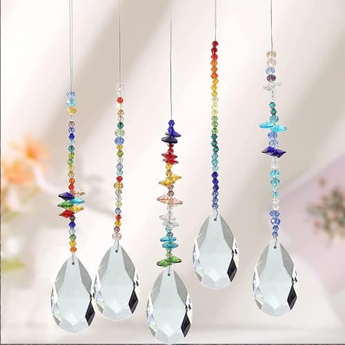 Kristallen zonnevanger roept licht reflecties decoratieve hangers DIY ambachten (D) 5